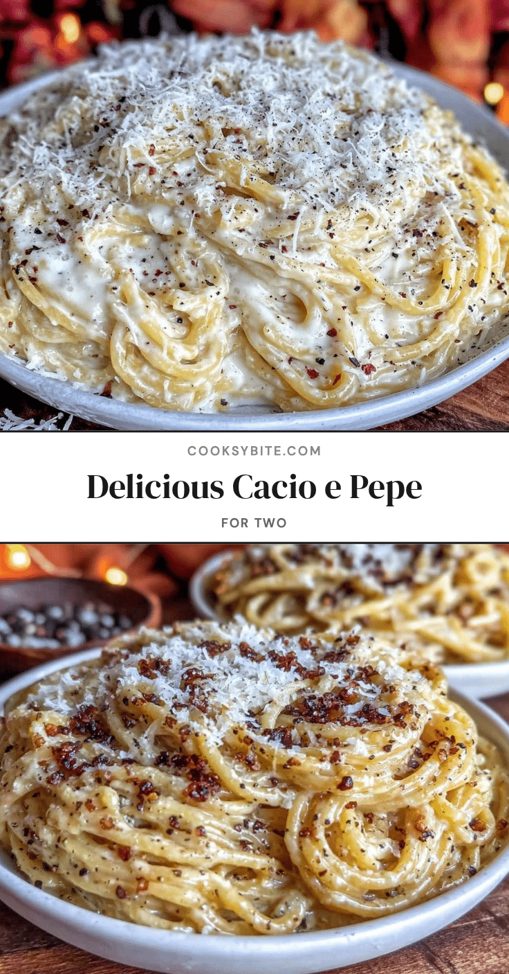 cacio e pepe for two recipe