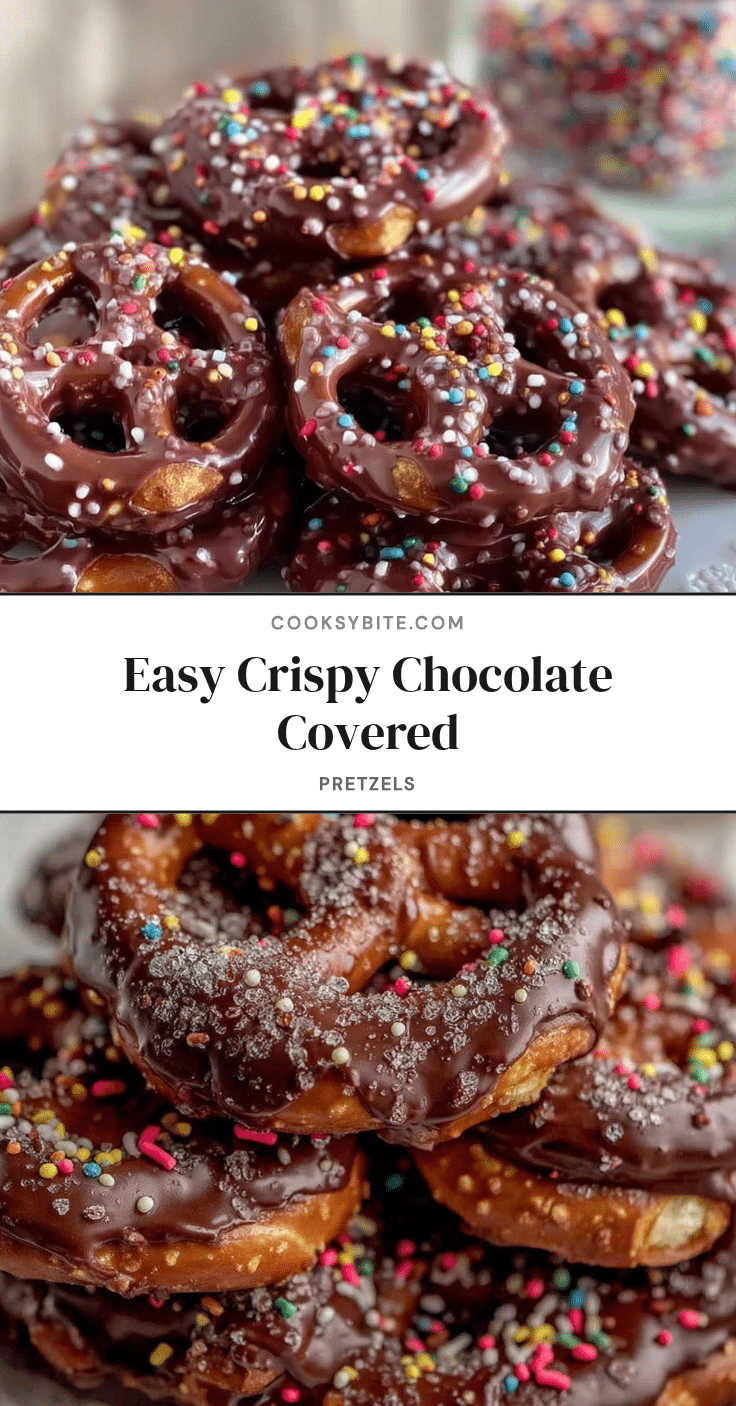 chocolate covered pretzels recipe