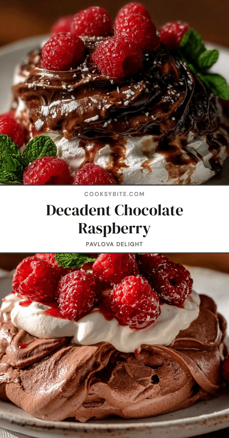 chocolate raspberry pavlova recipe