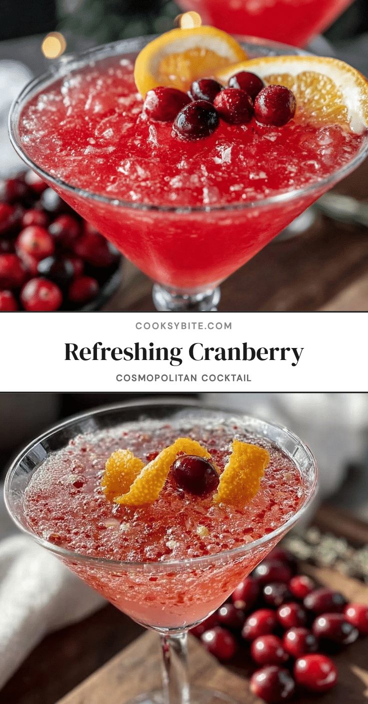 cranberry cosmopolitan cocktail recipe