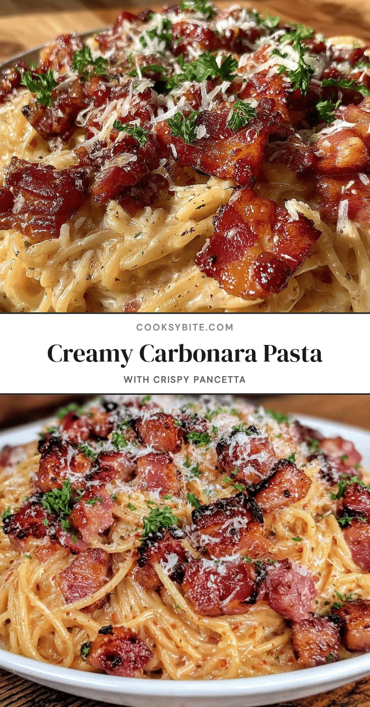 creamy carbonara pasta recipe