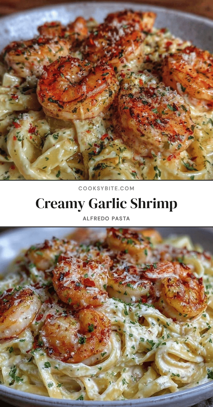 creamy shrimp alfredo pasta recipe