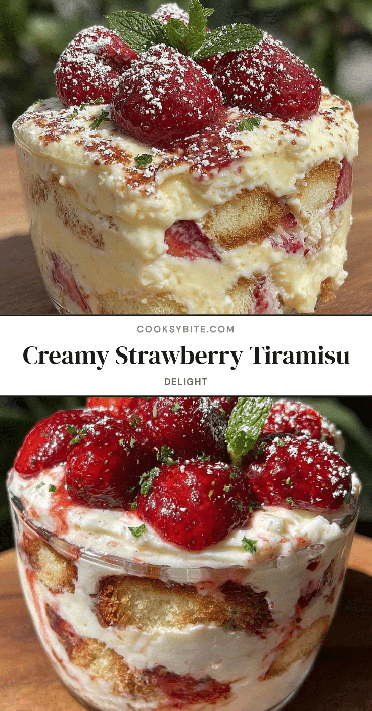 creamy strawberry tiramisu delight recipe