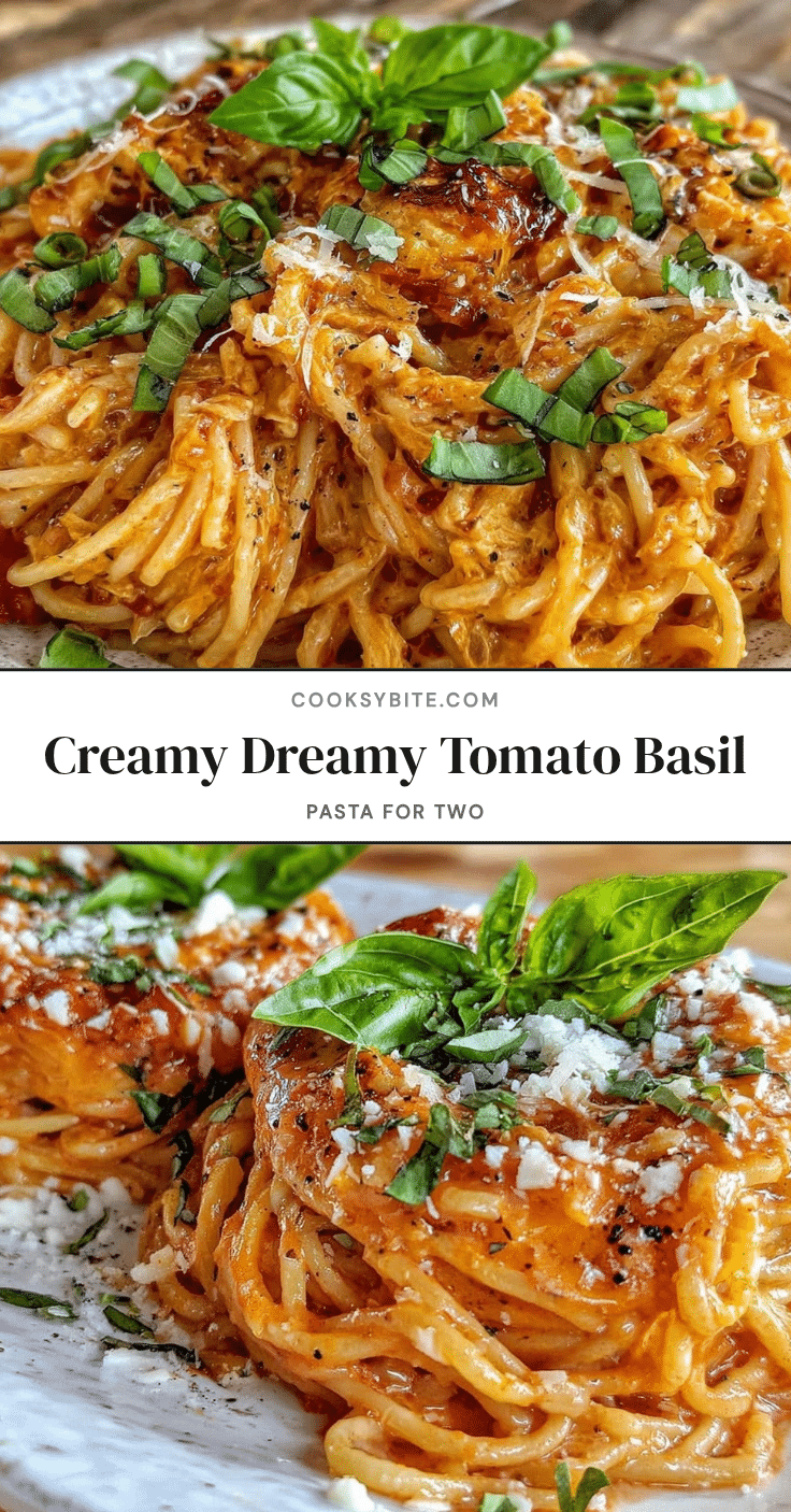 creamy tomato basil pasta recipe