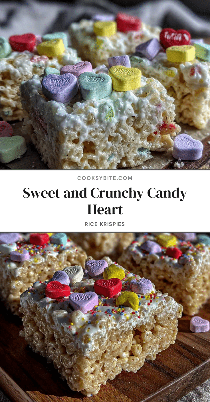 crispy candy heart rice krispie treats recipe