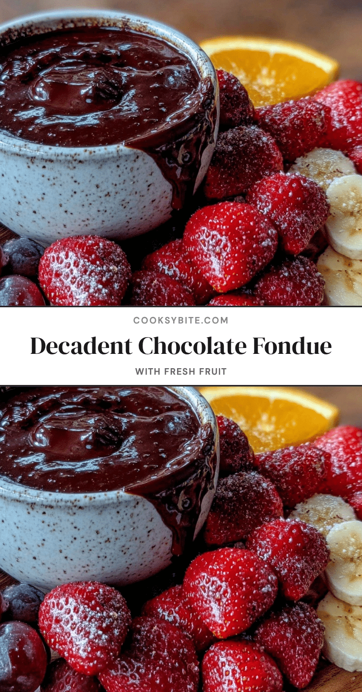 decadent chocolate fondue recipe recipe