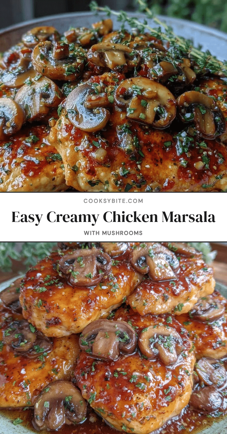 easy creamy chicken marsala recipe