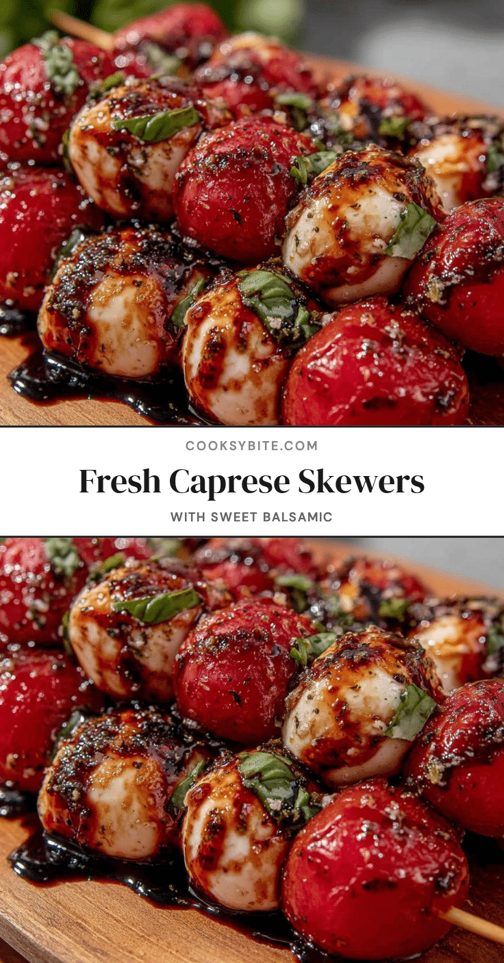 fresh caprese skewers recipe
