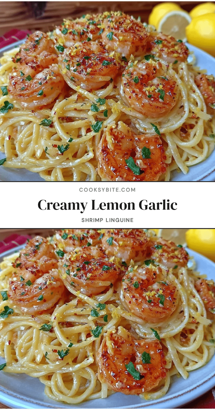 lemon garlic shrimp linguine recipe