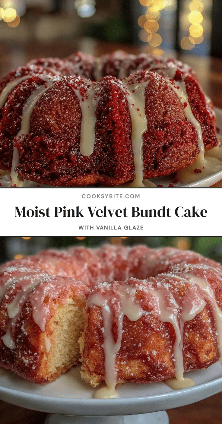 moist pink velvet bundt cake recipe