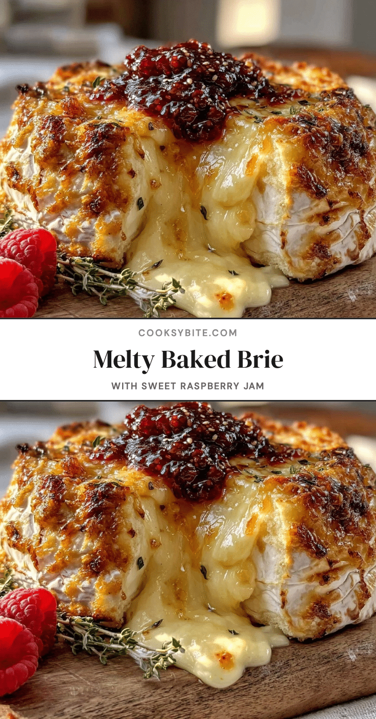 perfect baked brie with raspberry jam recipe