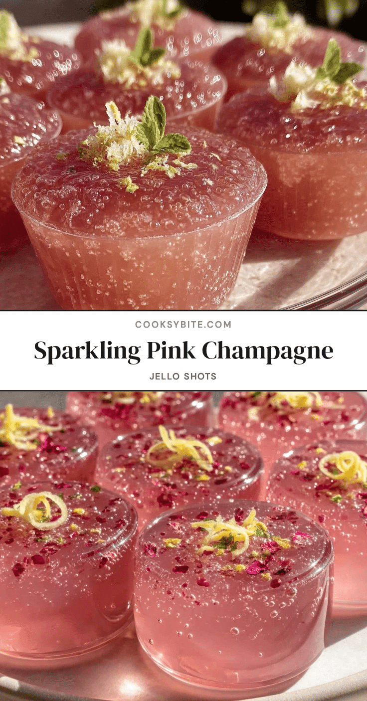 pink champagne jello shots recipe