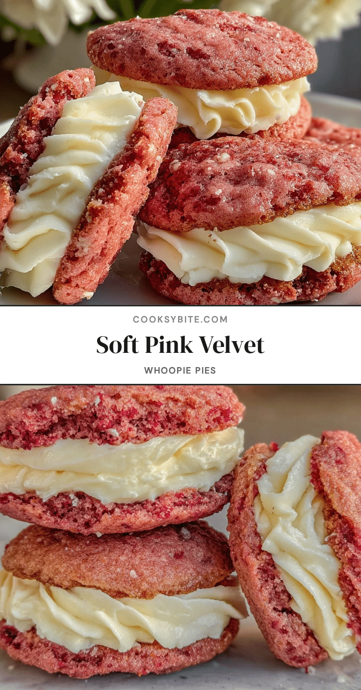 pink velvet whoopie pies recipe