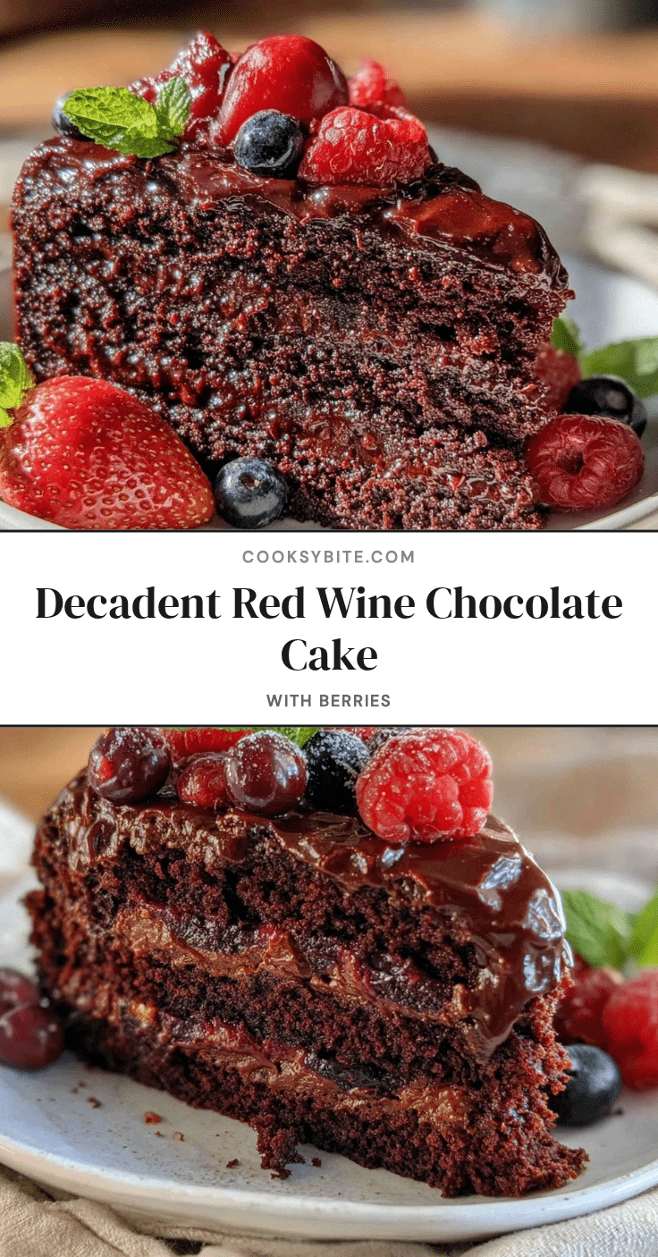 red wine chocolate cake recipe