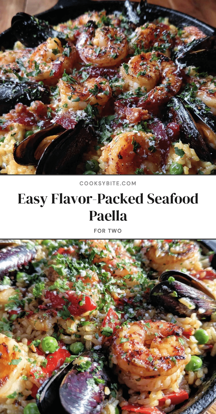 seafood paella for two recipe