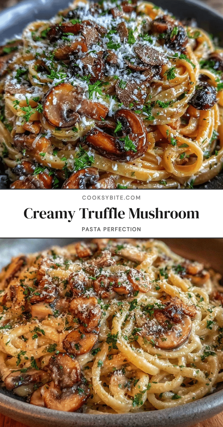 truffle mushroom pasta recipe