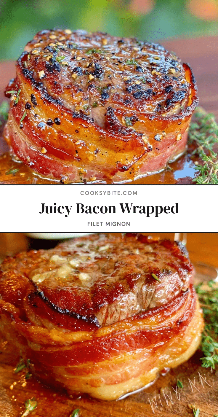 bacon wrapped filet mignon recipe