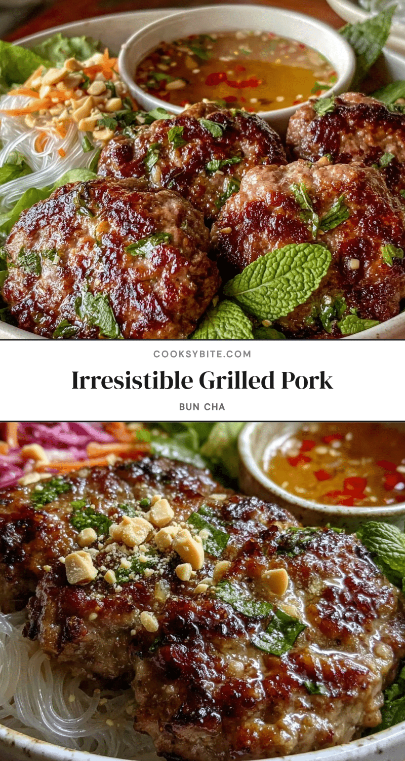 Bun Cha grilled pork recipe recipe