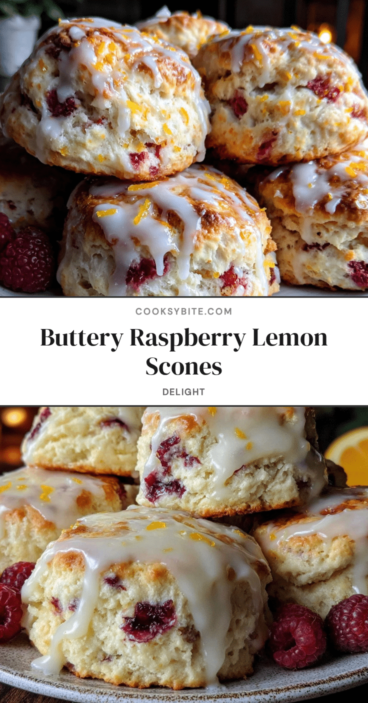 buttery raspberry lemon scones recipe