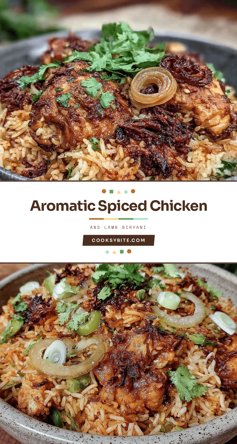 chicken and lamb biryani recipe