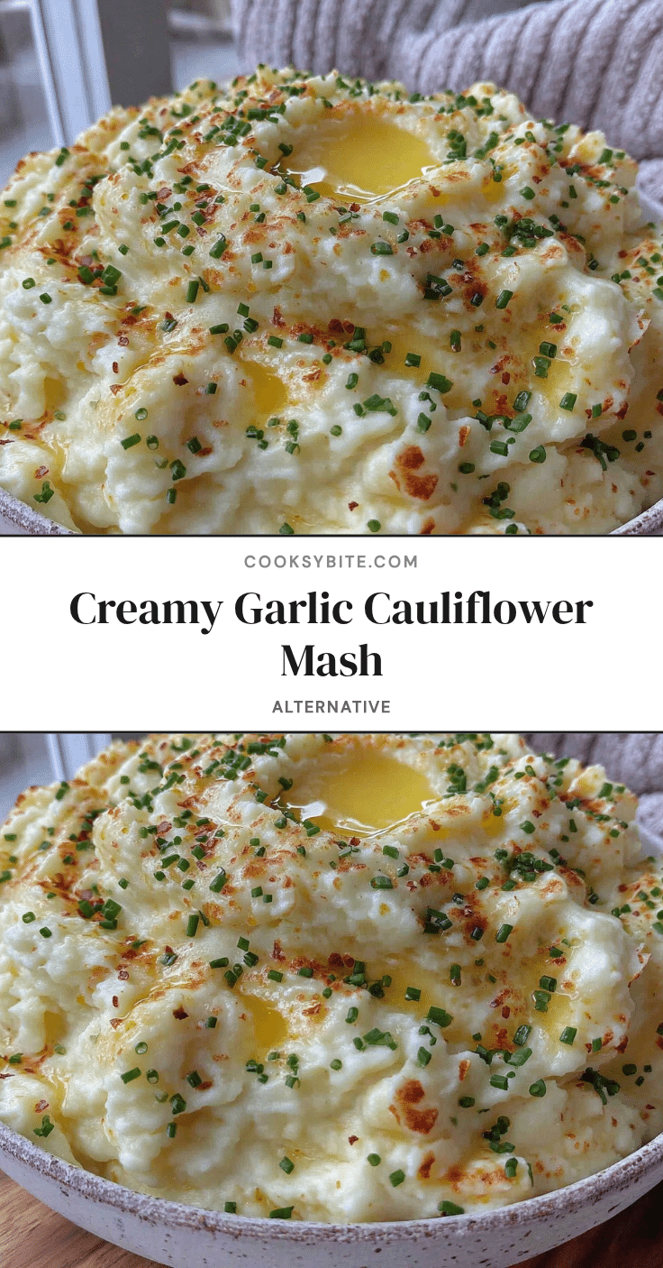 creamy cauliflower mash recipe