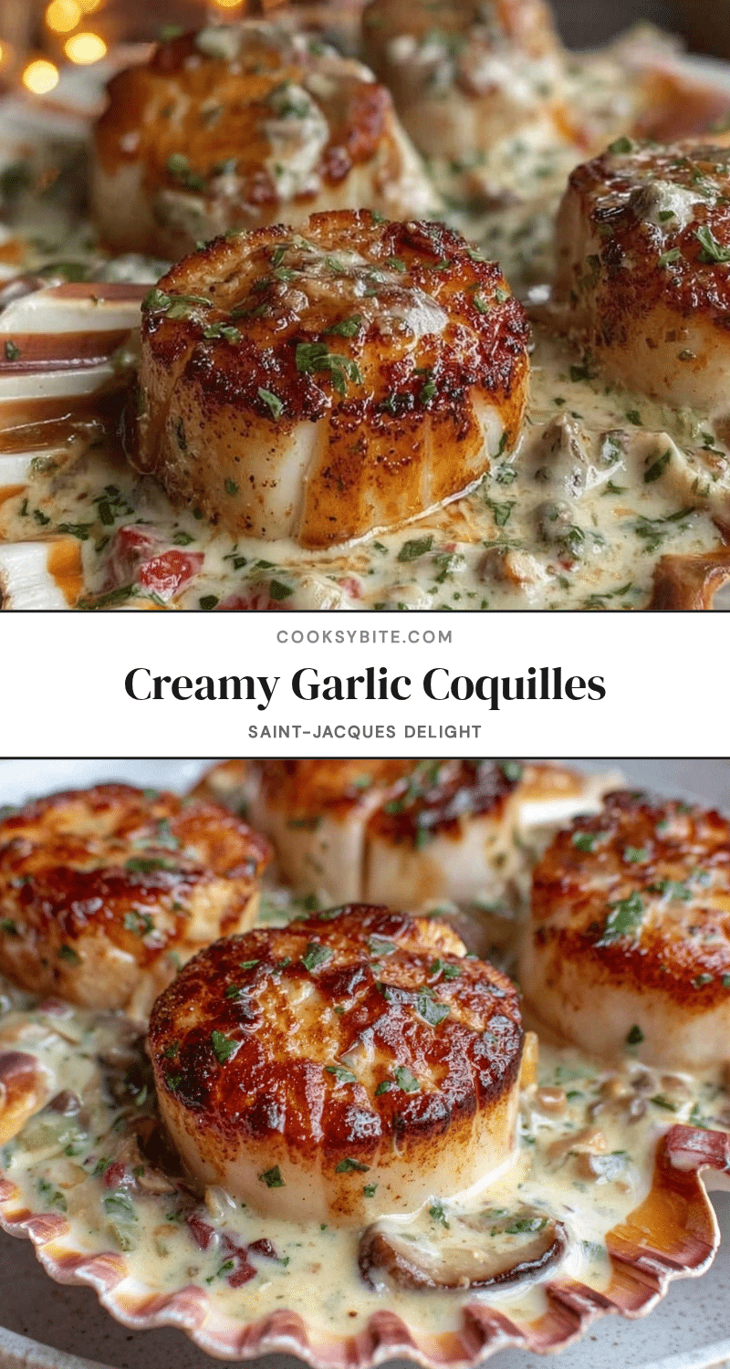 Creamy Coquilles Saint-Jacques recipe