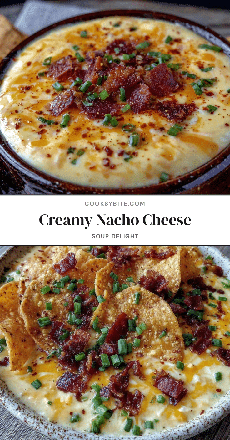 creamy nacho cheese soup recipe