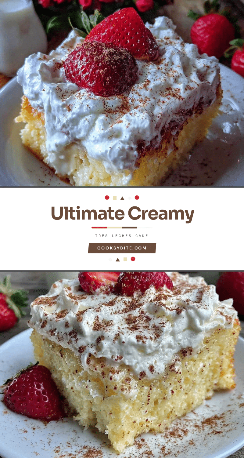 creamy tres leches cake recipe