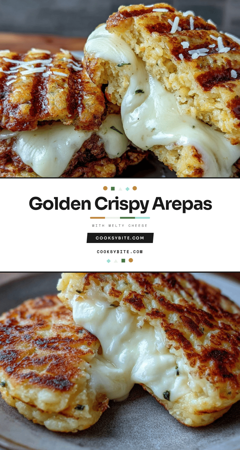 crispy arepas with melty cheese filling recipe