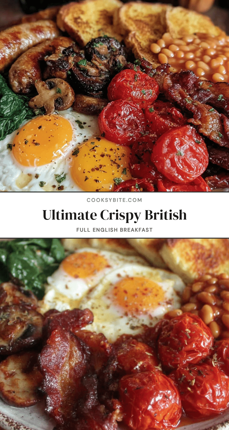 crispy British full English breakfast recipe