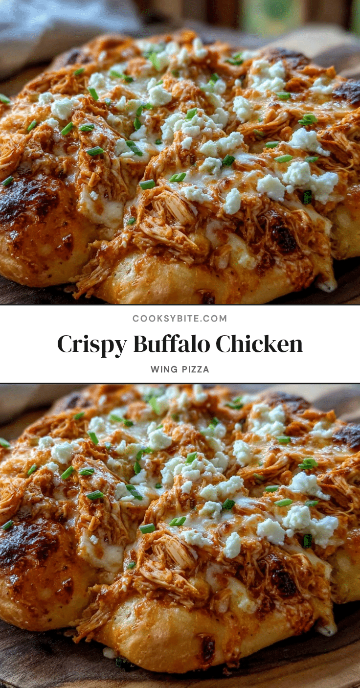 crispy buffalo chicken pizza recipe