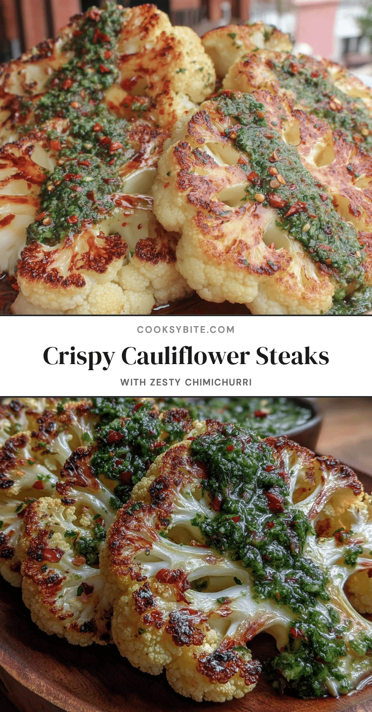 crispy cauliflower steaks recipe