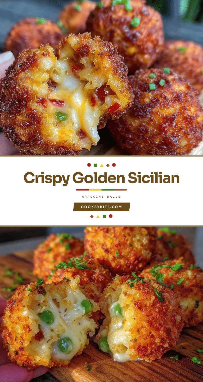 crispy Sicilian arancini balls recipe