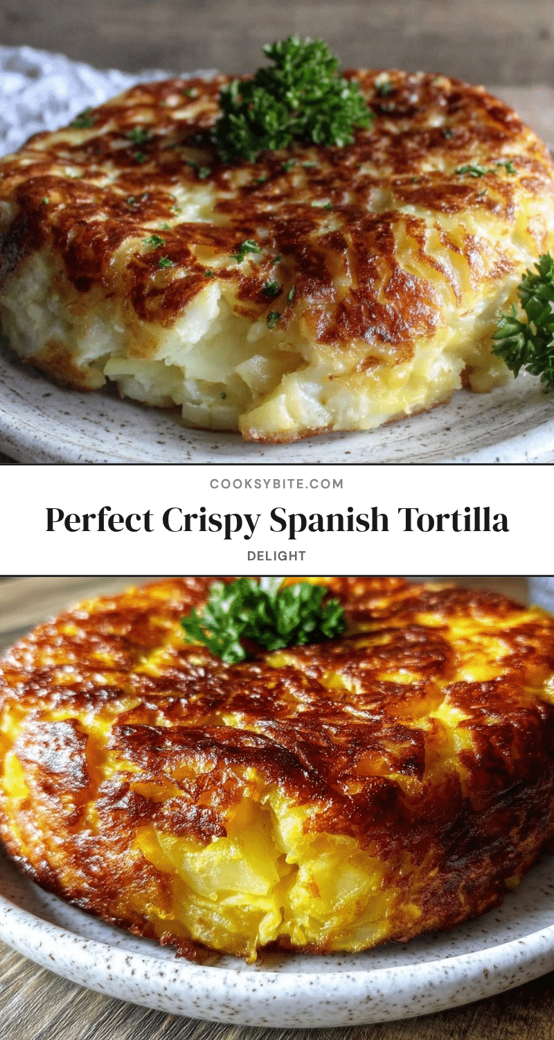 crispy Spanish tortilla recipe