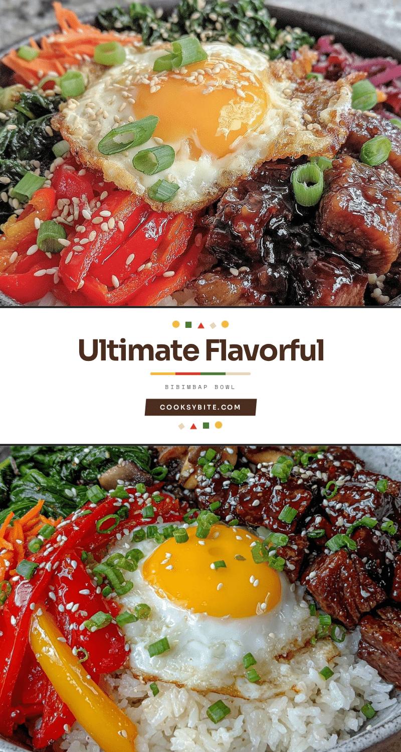 flavorful bibimbap bowl recipe