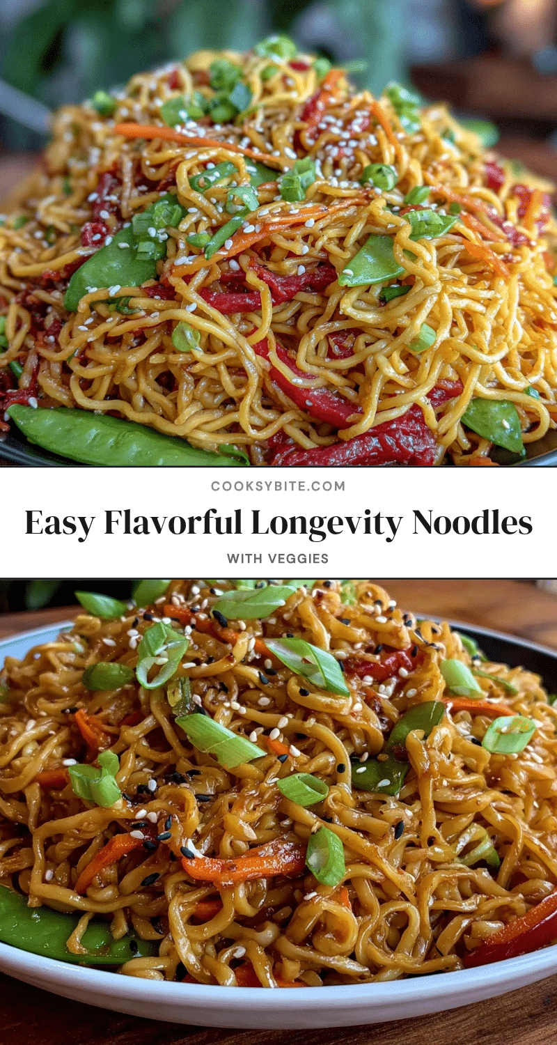 Flavorful Longevity Noodles recipe