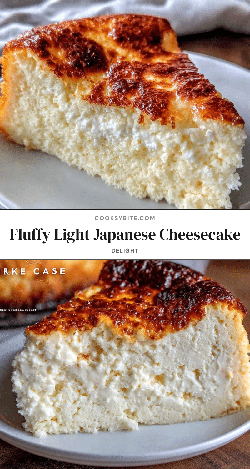 fluffy japanese cheesecake recipe