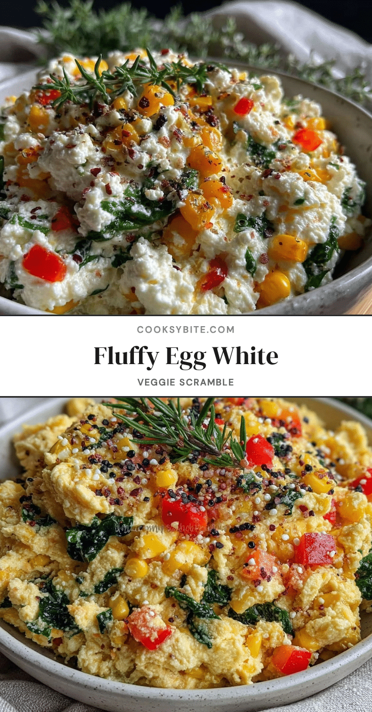 fresh egg white veggie scramble recipe