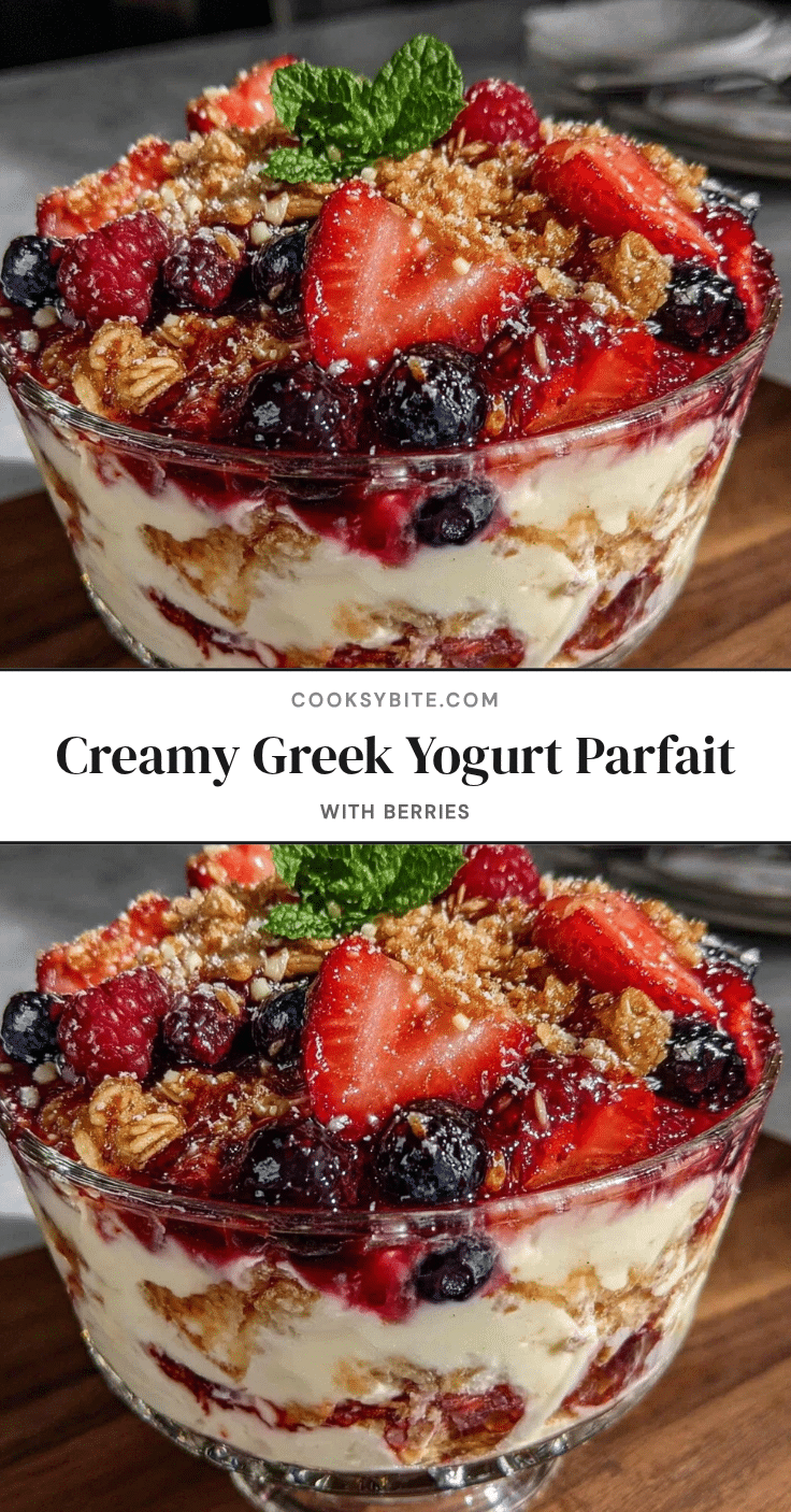 fresh greek yogurt parfait recipe