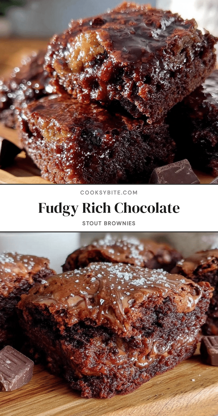 fudgy chocolate stout brownies recipe