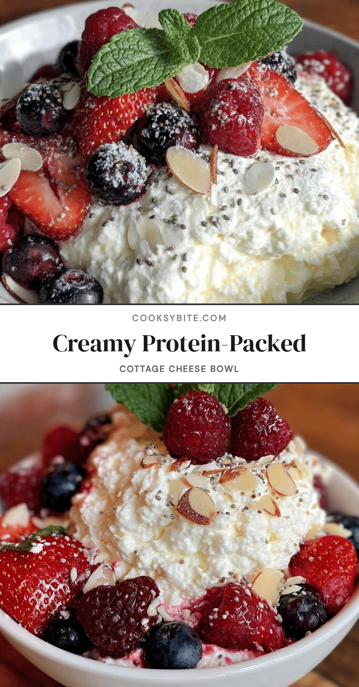 healthy protein-packed cottage cheese bowl recipe