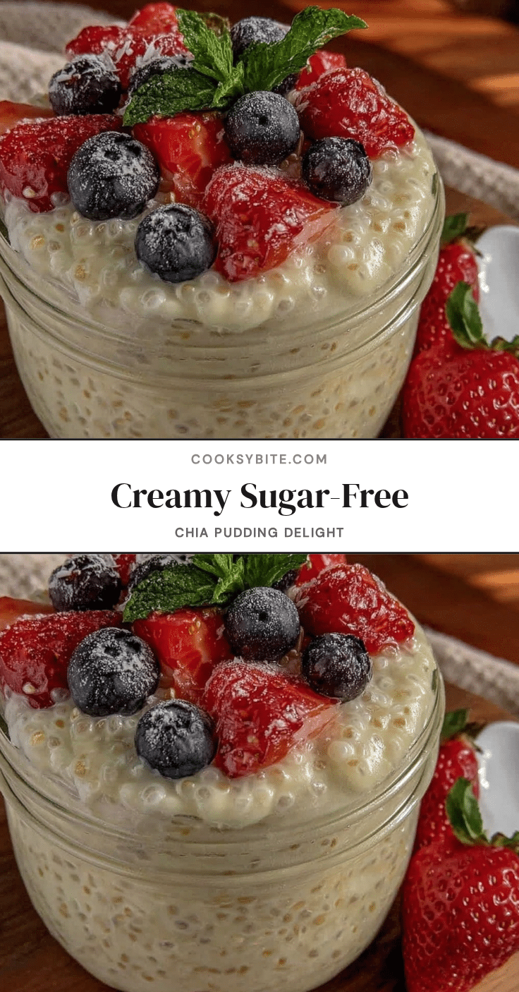 healthy sugar-free chia pudding recipe
