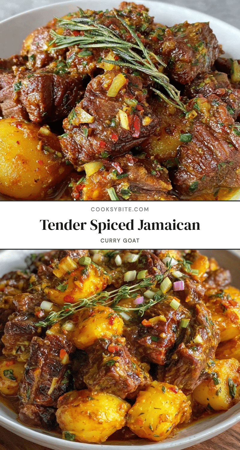 Jamaican curry goat recipe