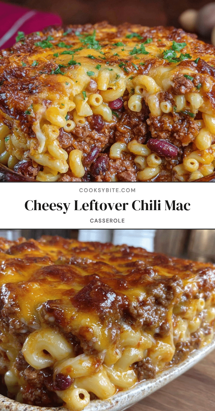 leftover chili mac casserole recipe