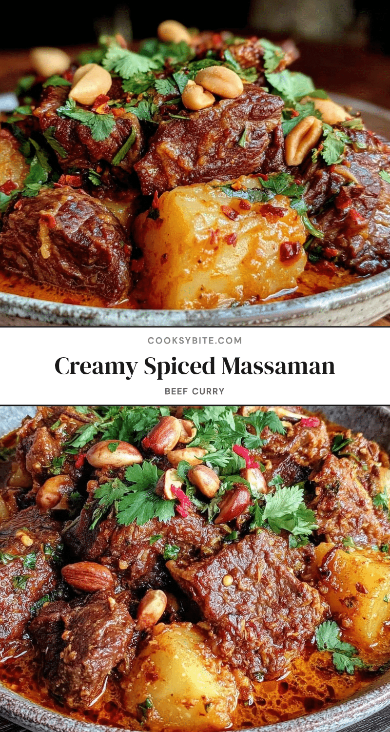 Massaman curry with beef recipe