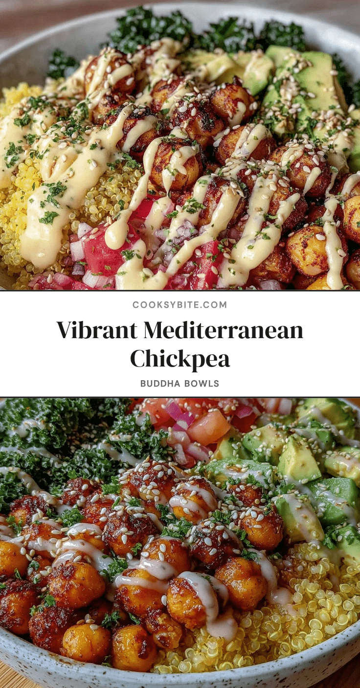 Mediterranean Chickpea Buddha Bowl recipe