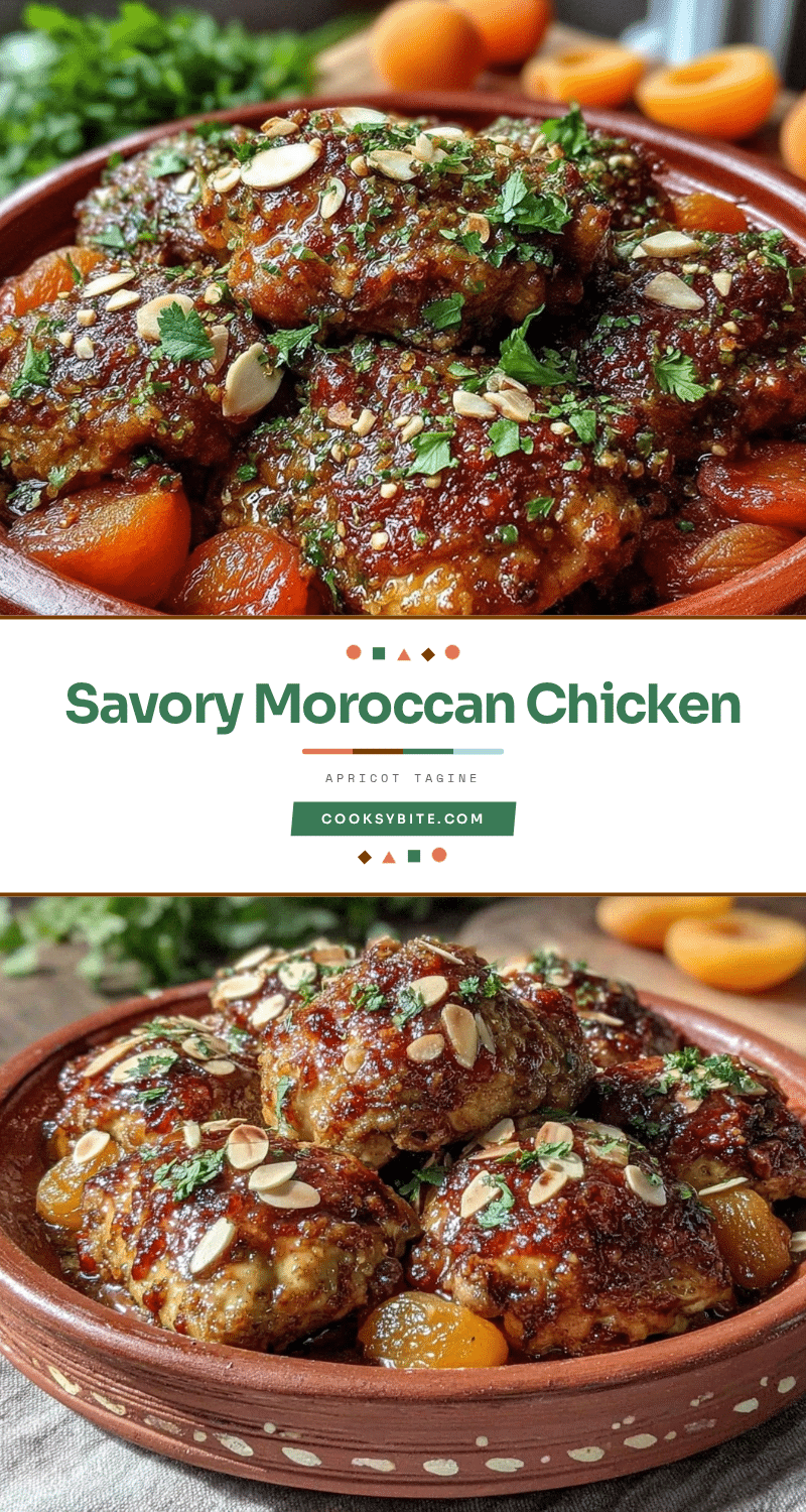 Moroccan tagine chicken apricots recipe