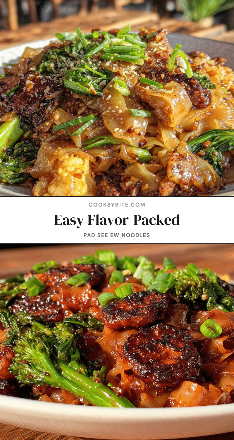 Pad See Ew noodles recipe recipe