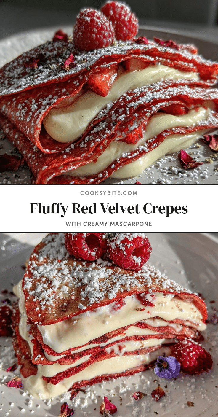 red velvet crepes recipe