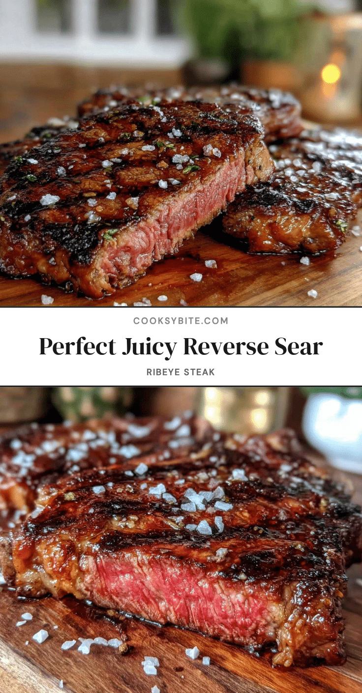 reverse sear ribeye steak recipe